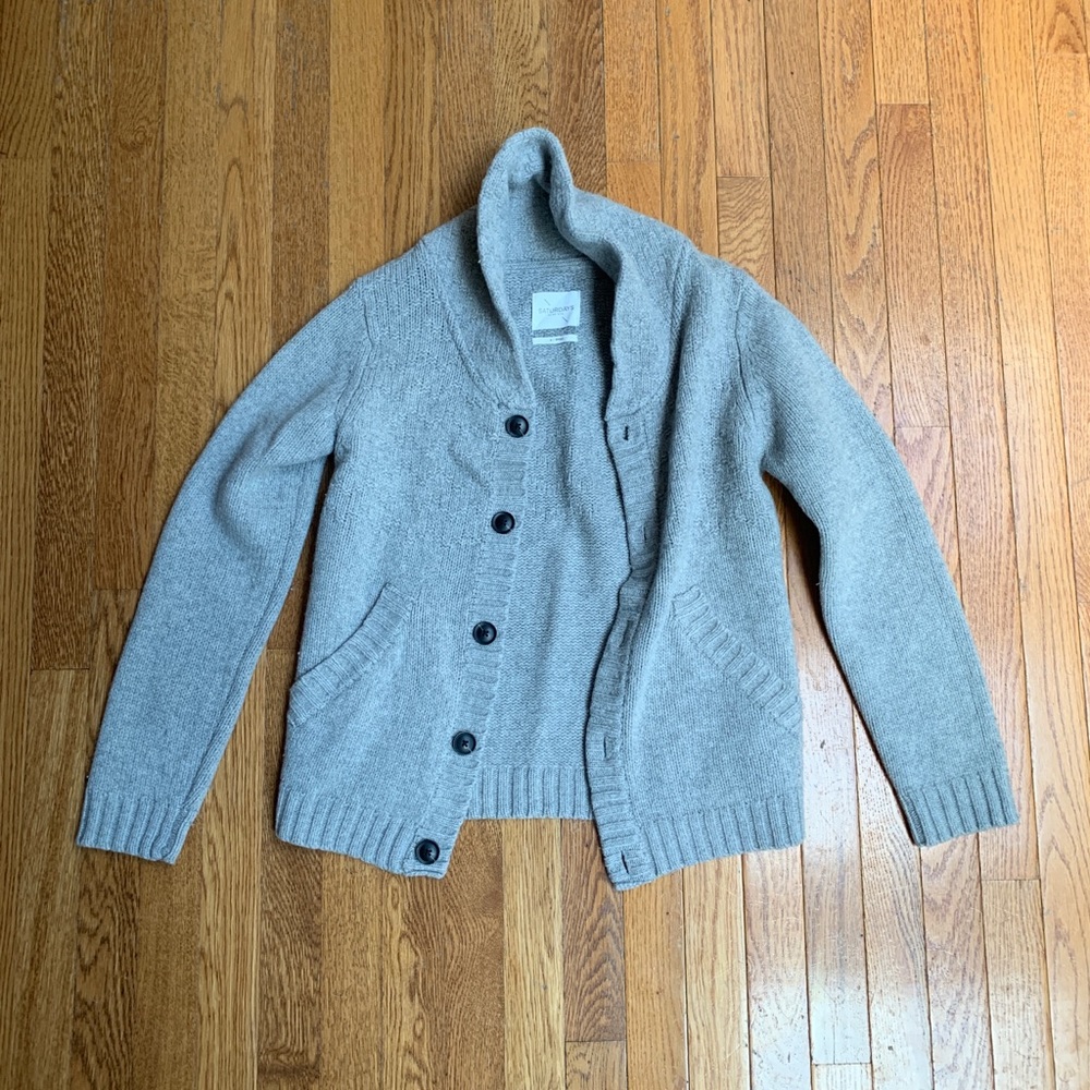 Saturdays NYC grey cardigan